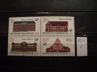 Фото марки Германия ГДР сцепка **