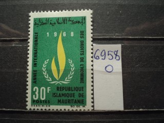 Фото марки Мавритания 1968г *