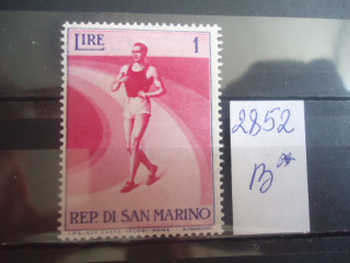 Фото марки Сан Марино 1954г **