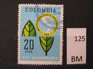 Фото марки Колумбия 1969г
