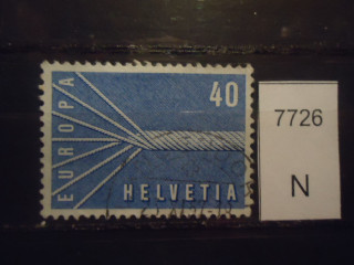 Фото марки Швейцария 1957г