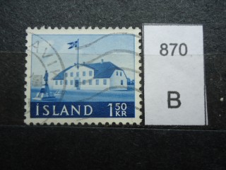Фото марки Исландия. 1961г
