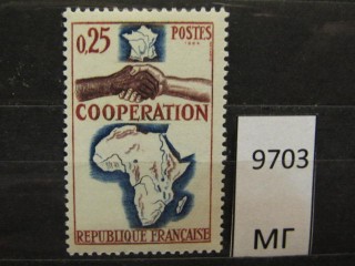 Фото марки Франция 1964г *