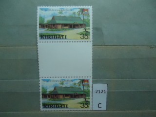 Фото марки Кирибати 1980г сцепка **