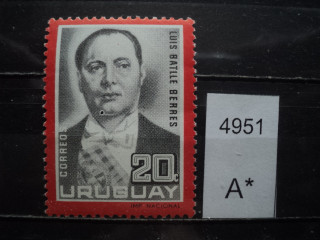 Фото марки Уругвай 1966г **