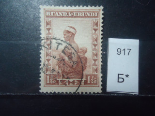 Фото марки Руанда-Урунди 1931г