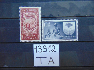 Фото марки Испанская Гвинея 1956г **