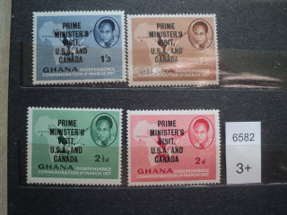 Фото марки Гана надпечатка **