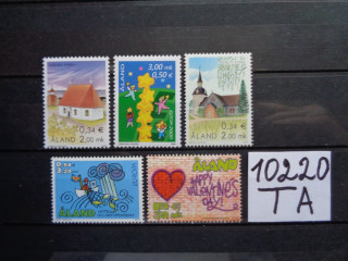 Фото марки Аландские Острова подборка одиночных марок 2000-01 **