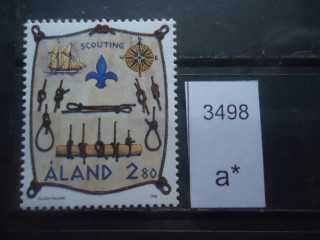 Фото марки Аландские острова 1998г **