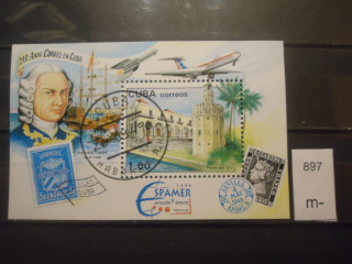 Фото марки Куба блок 1996г
