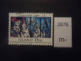 Фото марки Исландия 1987г