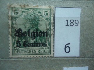 Фото марки Германская оккупация Бельгии 1940-е гг
