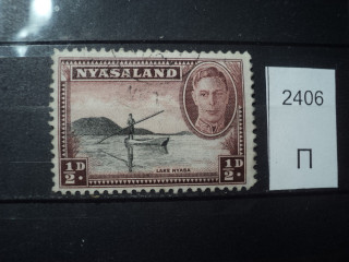 Фото марки Брит. Ньясаленд 1945г