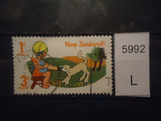 Фото марки Новая Зеландия 1975г