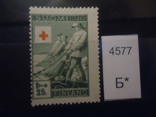 Фото марки Финляндия 1946г **