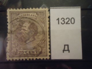 Фото марки Нидерланды 1875г