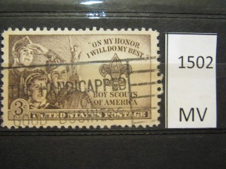 Фото марки США 1950г