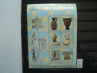 Фото марки Ватикан блок 1983г **