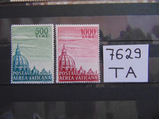 Фото марки Ватикан серия 1958г **