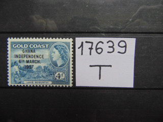 Фото марки Британский Золотой Берег 1957г **