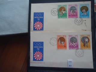 Фото марки Румыния 2 конверта 1972г
