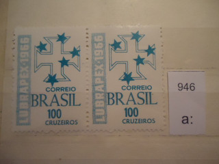 Фото марки Бразилия 1966г пара *