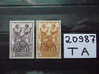 Фото марки Французское Сомали 1938г **