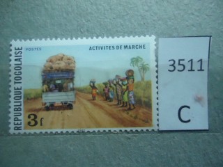 Фото марки Того 1970г **