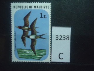 Фото марки Мальдивские острова 1977г **