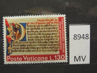 Фото марки Ватикан 1972г *