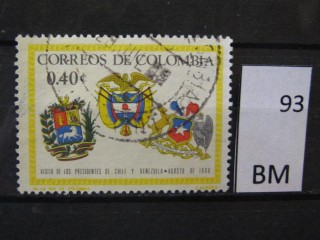 Фото марки Колумбия 1966г