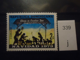 Фото марки Доминиканская Республика 1973г *