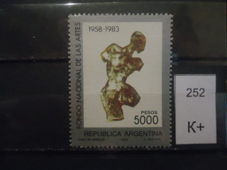 Фото марки Аргентина 1983г **