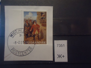 Фото марки Дания вырезка