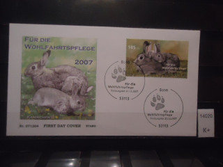 Фото марки Германия 2007г конверт
