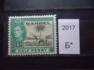 Фото марки Брит. Гамбия 1938г *