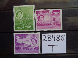 Фото марки Британский Маврикий 1950г **