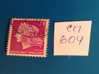 Фото марки Франция 1967г