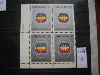 Фото марки Канада 1983г квартблок **