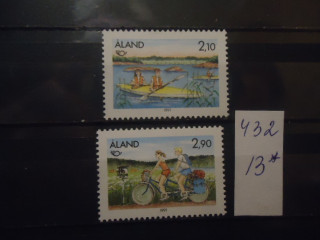 Фото марки Аландские острова 1991г серия **