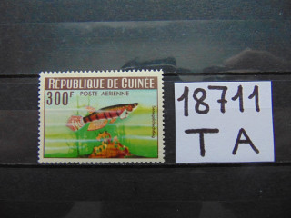 Фото марки Гвинея авиапочта 1964г **