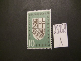 Фото марки Германия ФРГ 1956г *