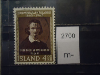 Фото марки Исландия 1963г