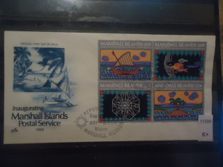 Фото марки Маршаловы острова конверт FDC