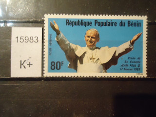 Фото марки Бенин 1982г (2,2 евро) *