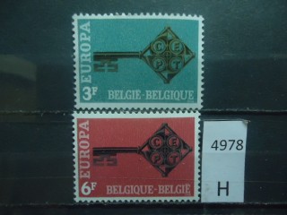 Фото марки Бельгия 1968г серия **