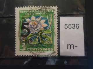 Фото марки Уругвай надпечатка