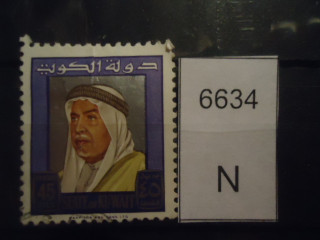 Фото марки Кувейт 1977г