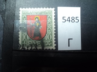 Фото марки Швейцария. 1923г